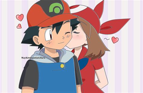 pokemon ash x may|Ash/May .